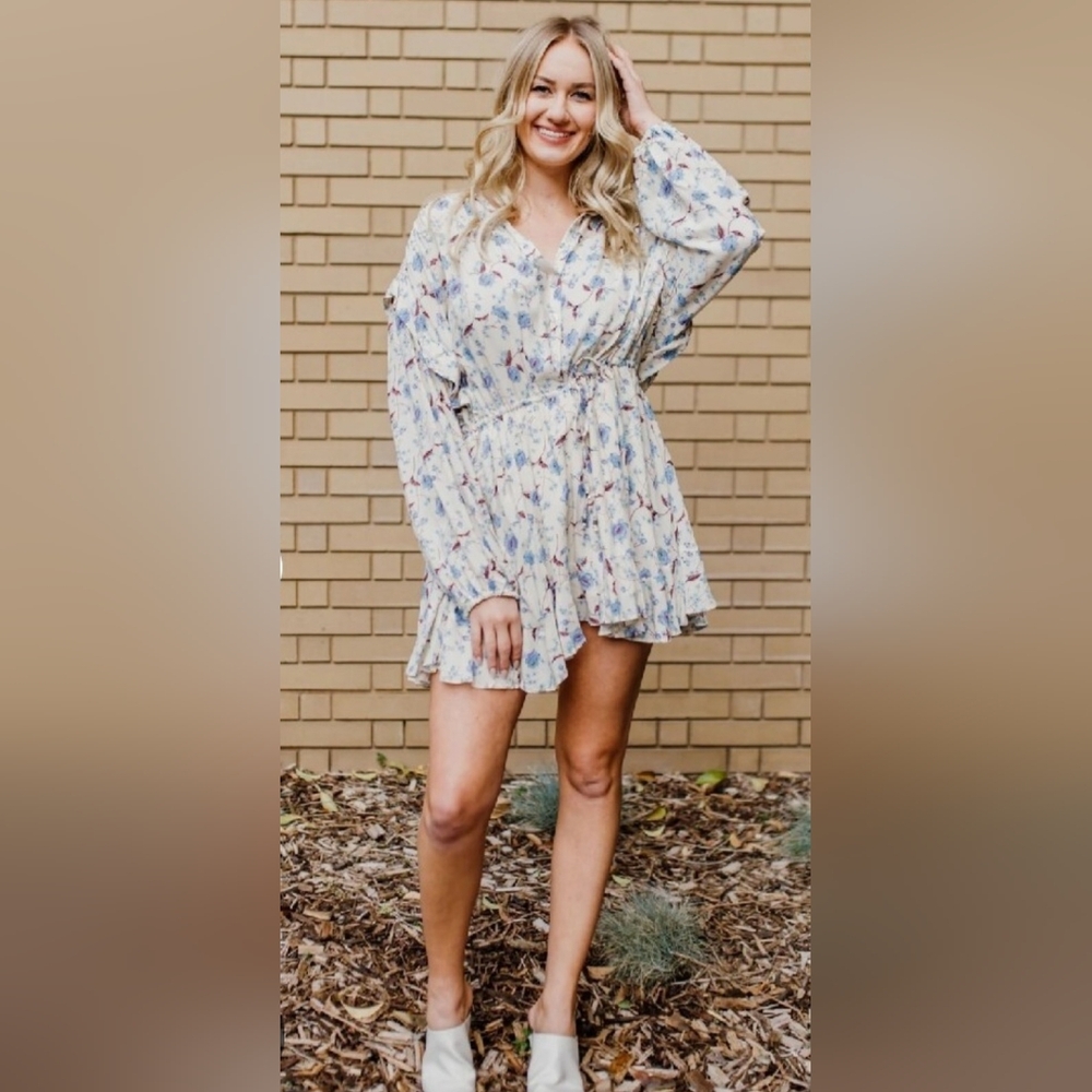Free People Flower Fields Mini Dress. Size M